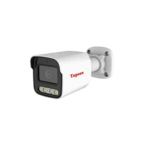 Topsee AJ 3MP Full-Color Starlight Bullet Camera with Gold Light