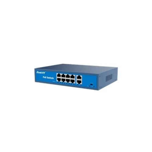 8-Port PoE Fast Ethernet Switch with 2 Gigabit Uplink Ports (120W)
