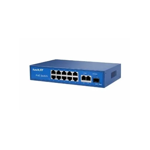 [FF-Q821B] 8-Port Gigabit PoE Switch with 2 Gigabit Uplink Ports and 1 SFP (120W)