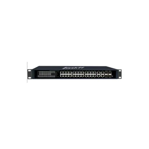 [FF-Q2444B] 24-Port Gigabit PoE Switch with 2 Gigabit Uplink Ports, 4 SFP, 1U Rackmount (350W)
