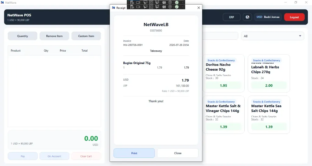 Flexible POS and business management software with lifetime access, built to fit different business types and workflows. Starting from $240.
